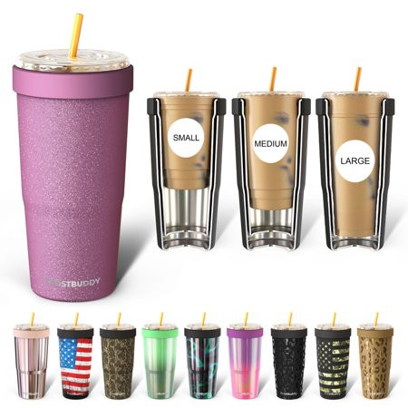 Frost Buddy Togo Buddy | 30 oz Stainless Steel Vacuum Insulated Tumbler | To Go Coffee Cup – Reusable, Iced Coffee Cups, Travel Mug, Thermal Cup for Hot & Cold Drinks, Dunkin Cup (Aurora) | Walmart (US)