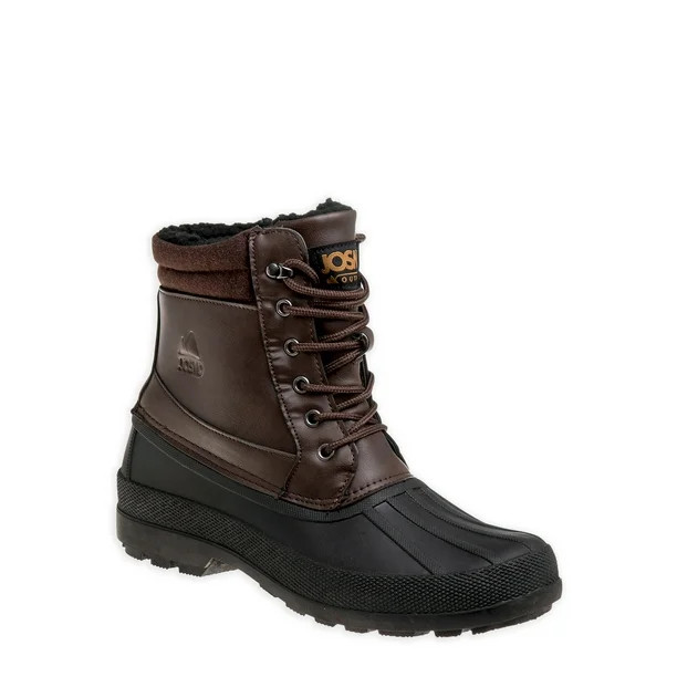 Josmo Outdoor Men's Brown Waterproof Winter Snow Boot - Walmart.com | Walmart (US)
