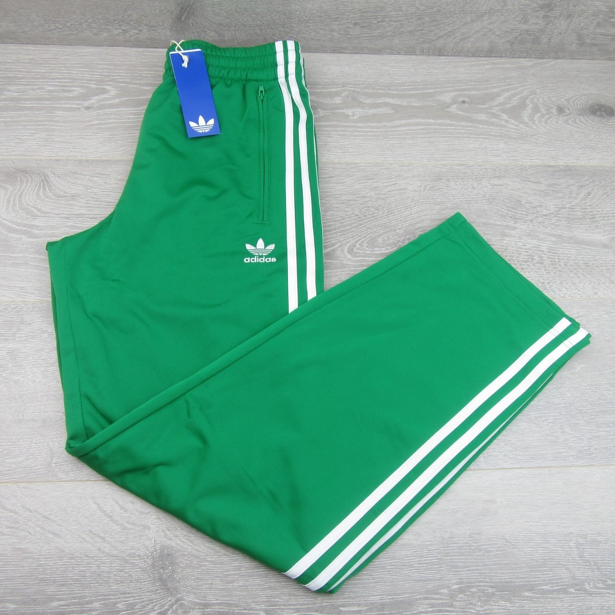 Adidas Originals Firebird Track Pants Mens Size Large Green Trefoil NEW JD0184 | eBay US