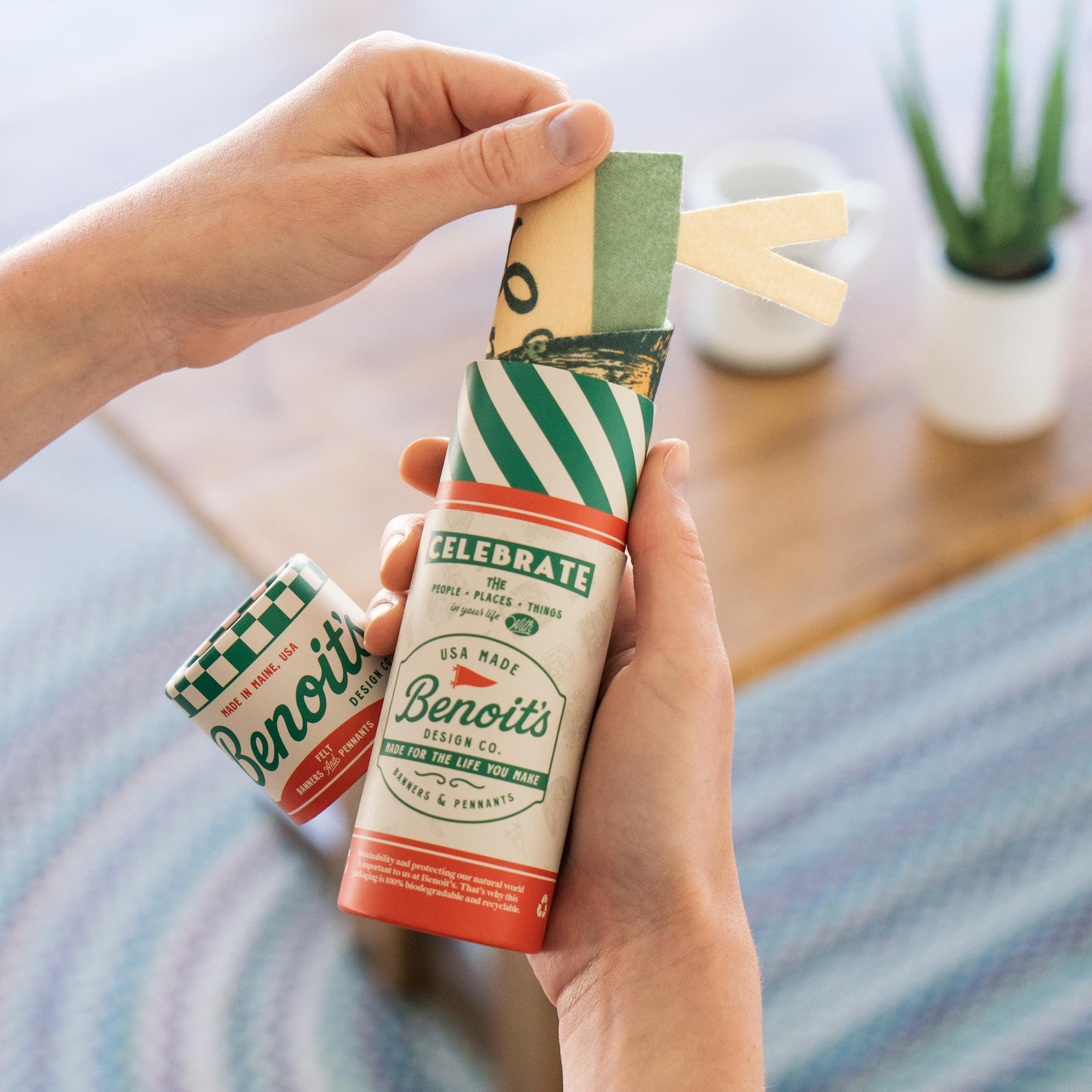 Custom Heritage Name Sign Felt Pennant | Personalized Bold Vintage Style Banner Flag, Kids & Nurs... | Etsy (US)