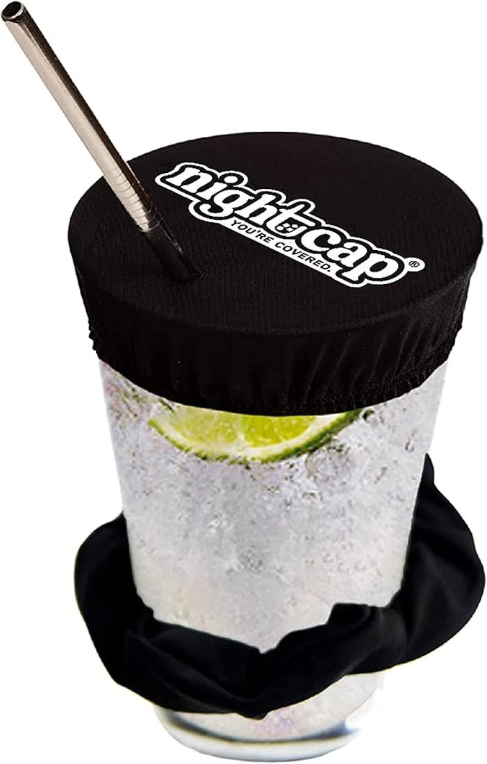 NightCap Drink Cover Scrunchie- The Reusable Drink Spiking Prevention Scrunchie As Seen on Shark ... | Amazon (US)