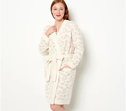 Barefoot Dreams CozyChic Women's Barefoot in the Wild Robe - QVC.com | QVC