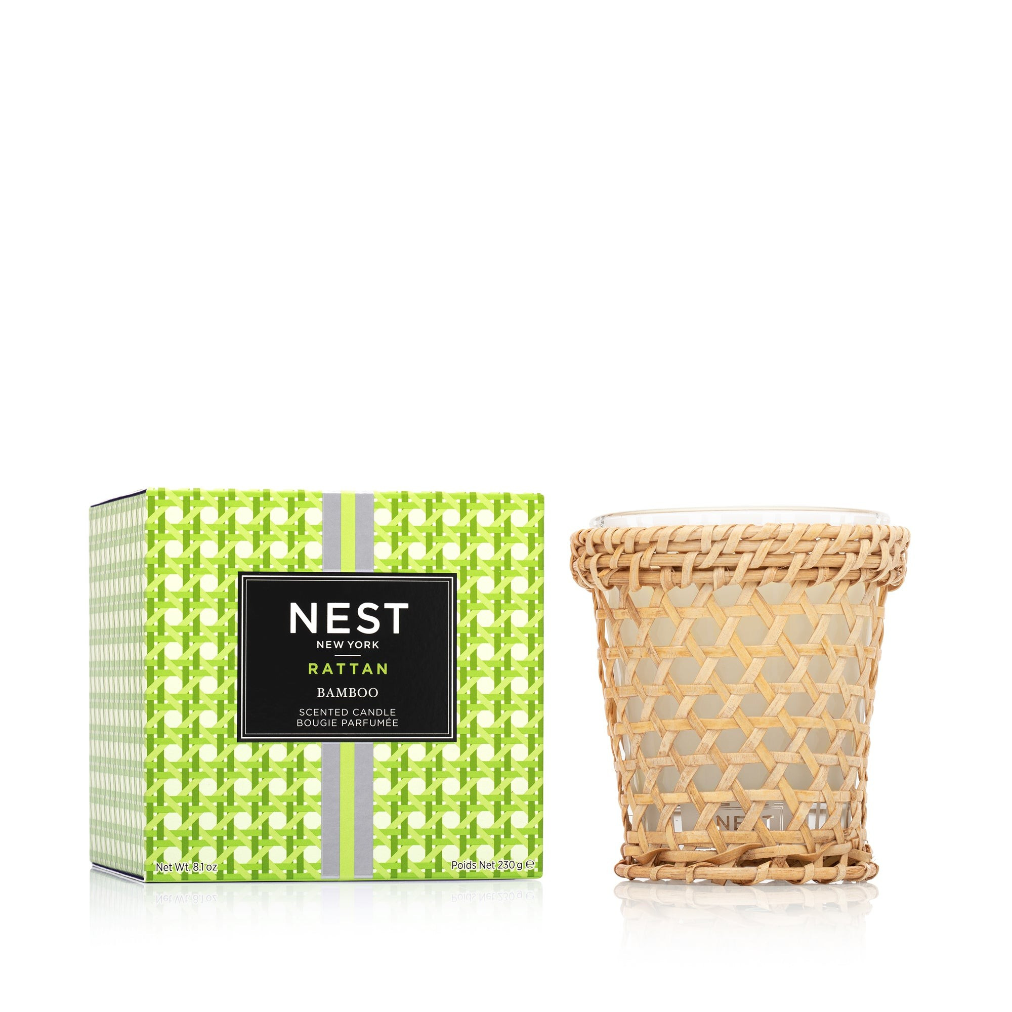 Rattan Bamboo Classic Candle | NEST Fragrances