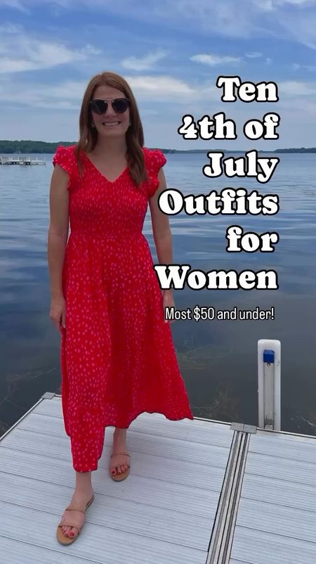 The Fourth of July is one of my favorite holidays so I put together ten cute looks that can take you from party, to parade, to fireworks! 7 out of the 10 styles are $50 and under! All TTS! 

#LTKSeasonal