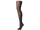 LAUREN by Ralph Lauren - Textured Plaid Tight (Coal) - Hosiery | Zappos