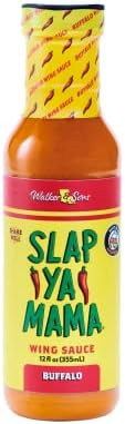 Slap Ya Mama Buffalo Wing Sauce - 12 Ounce (Pack of 2) | Amazon (US)