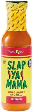 Slap Ya Mama Buffalo Wing Sauce - 12 Ounce (Pack of 2) | Amazon (US)