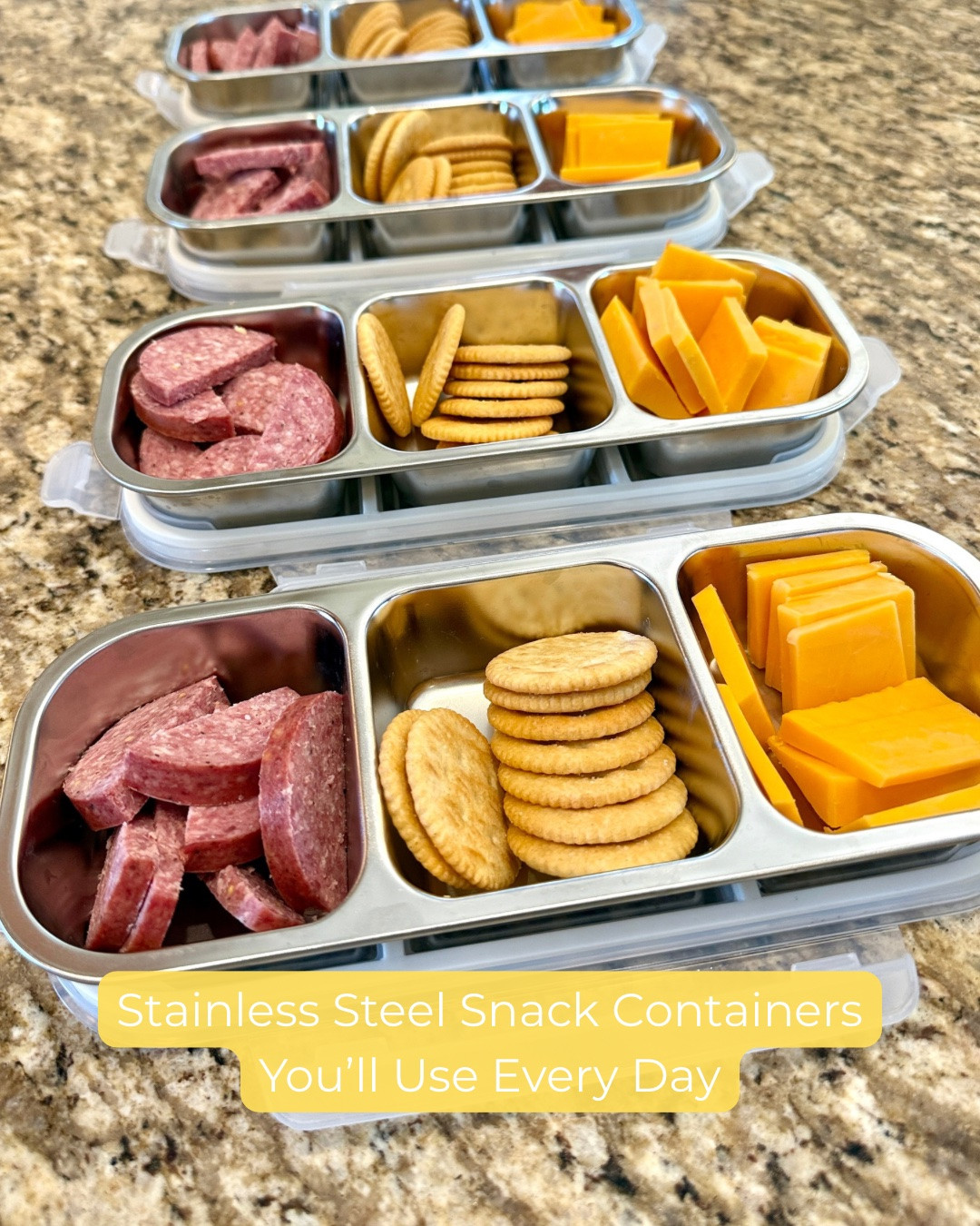Simple Kitchen Systems That Make Mom Life Easier

If you have kids, you know snack requests never stop. 😅

These stainless steel containers have become one of my favorite kitchen finds. Easy to prep, easy to clean, and they make grab-and-go snacks so much easier throughout the week.

Everything linked in my LTK. 🤎

#mommusthaves #lunchboxideas #kitchenorganization #busy mom #familyfavorites