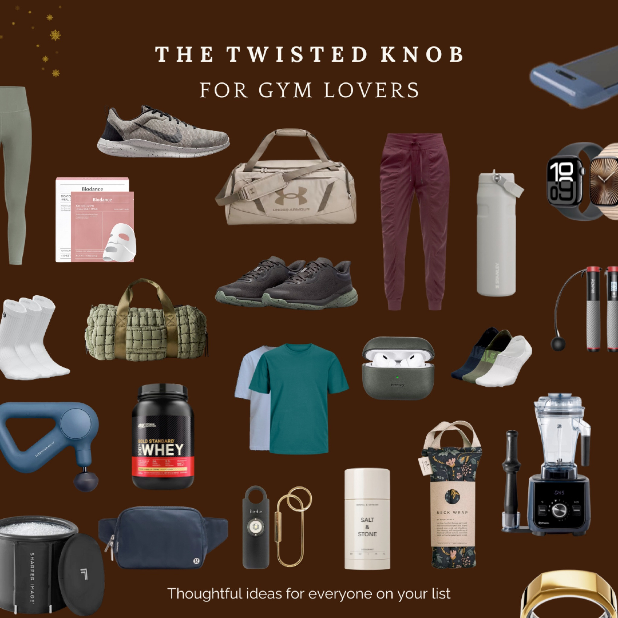 Shopping for the fitness fanatic in your life? 💪🏻 

From must-have gear to recovery essentials, this gift guide has everything gym lovers need to crush their goals! 🎁 

#GiftGuide #FitnessLovers #LTKfit

#LTKActive #LTKGiftGuide #LTKSaleAlert