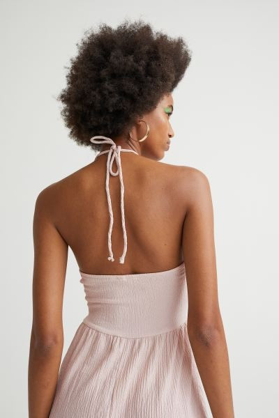 Crinkled Halterneck Dress | H&M (US + CA)