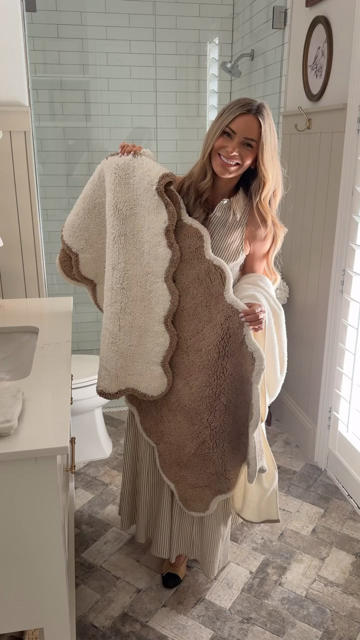 Love a good bathroom refresh! These amazing scalloped rugs have just been restocked too!

#LTKSeasonal #LTKHome