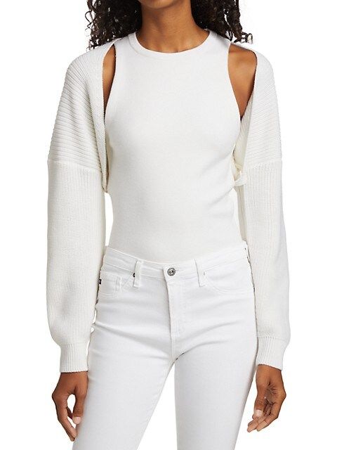 Ruched Cropped T-Shirt | Saks Fifth Avenue