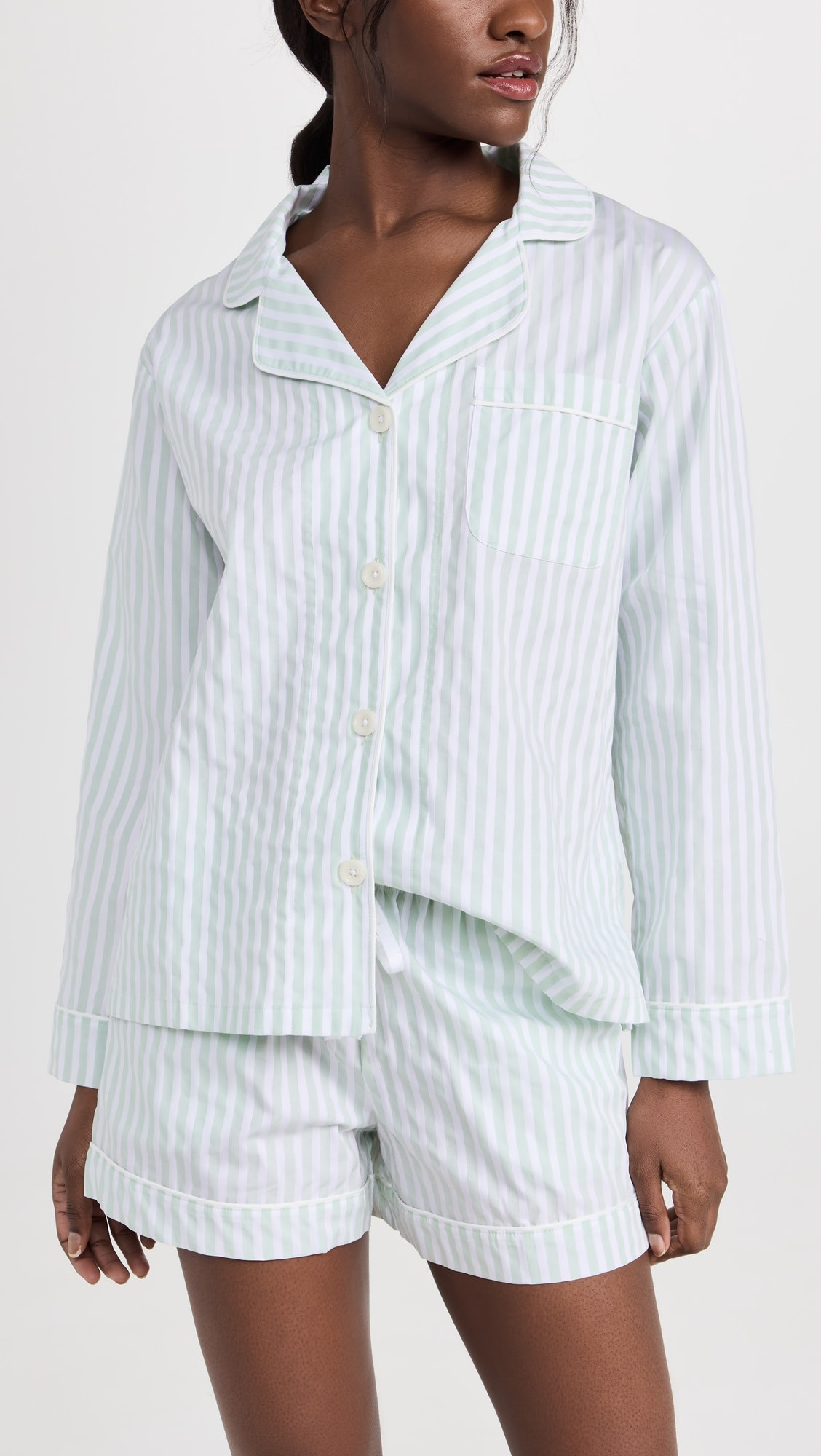 100% Cotton Long Sleeve Pajama Set | Shopbop