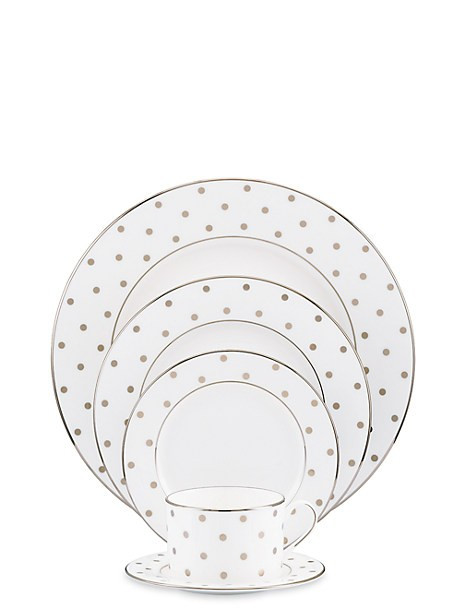 larabee road platinum five-piece place setting | Kate Spade (US)