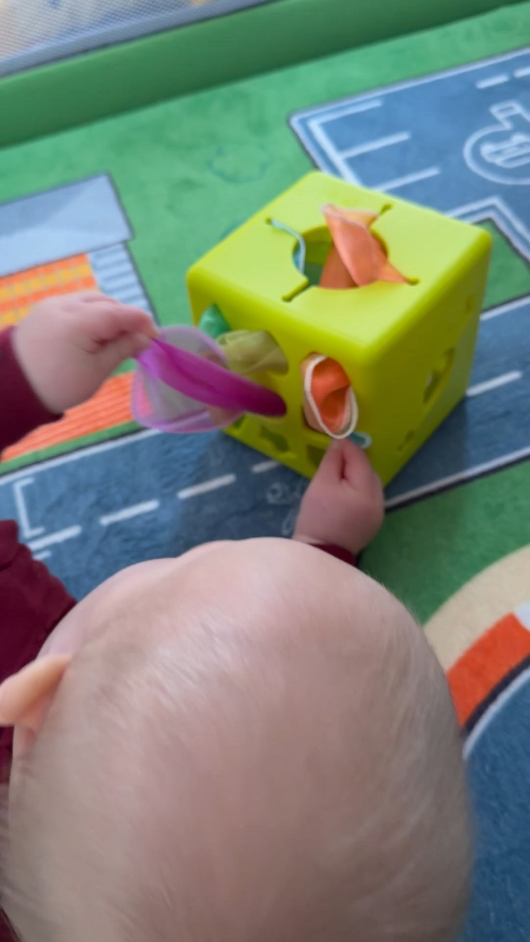 Holiday toy gift idea for baby 6 to 12 months! Jett loves this adorable silicone tissue box! There are so many fun ways he can play with this item. Would make a great gift this season! Shop the cyber Monday sale! 

#LTKmomlife #LTKBaby