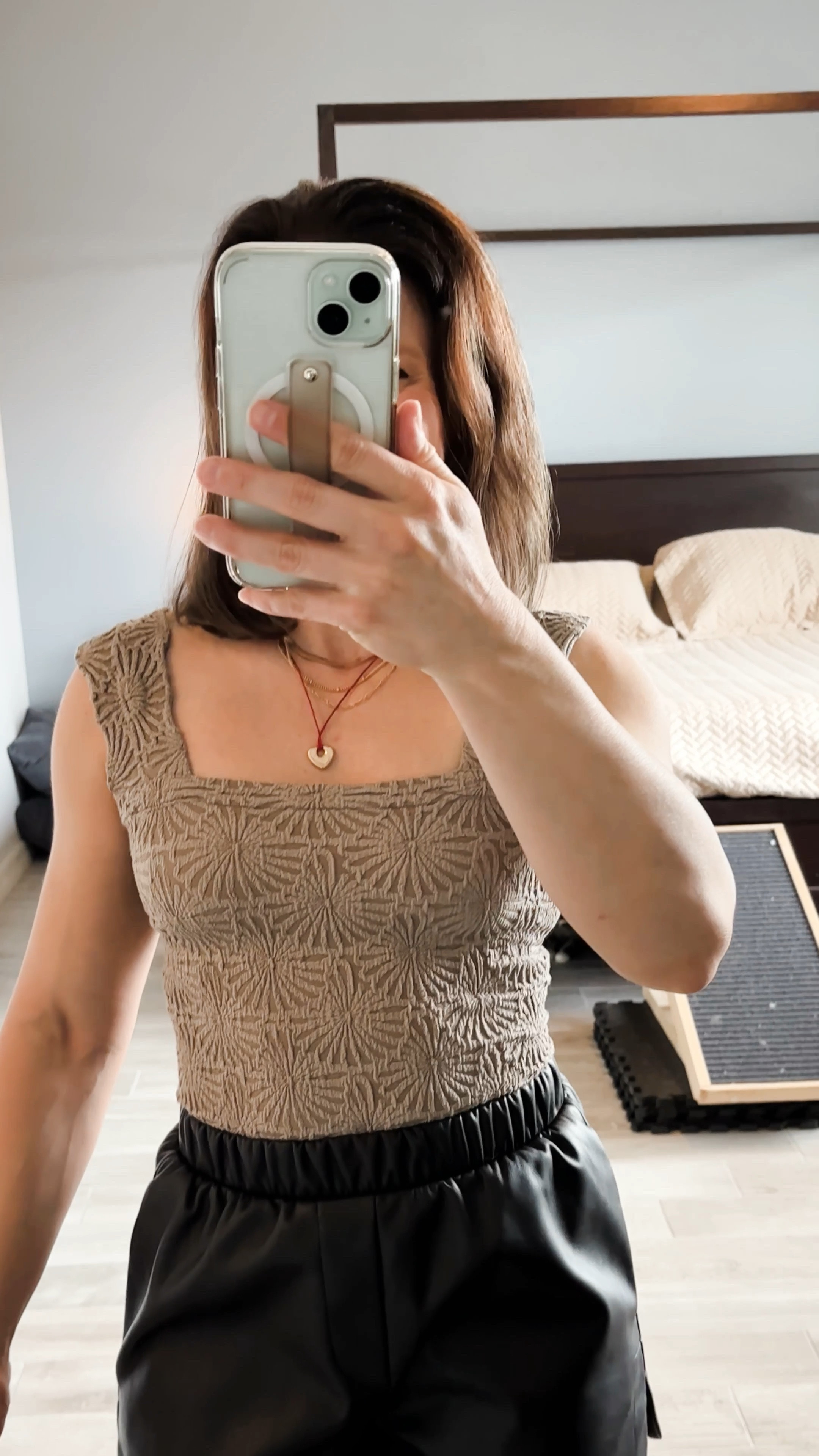 Textured top from Amazon. I own both Free People and Amazon versions. The Amazon one is almost the same. Perfect for spring and summer

#LTKstyletip #LTKVideo #LTKover40