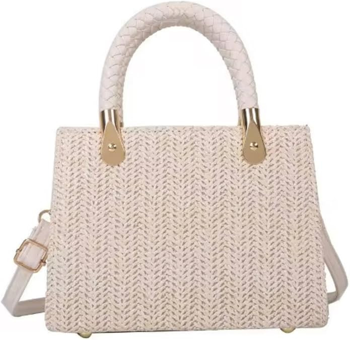 Women's Straw Bag, Summer Straw Bag, Vacation Straw Bag, Straw Tote Bag For Women, Straw Handbag ... | Amazon (US)