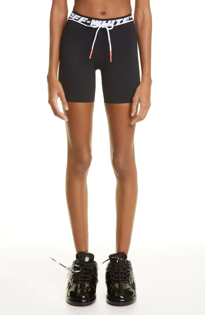 Off-White Athletic Logo Band Bike Shorts | Nordstrom | Nordstrom