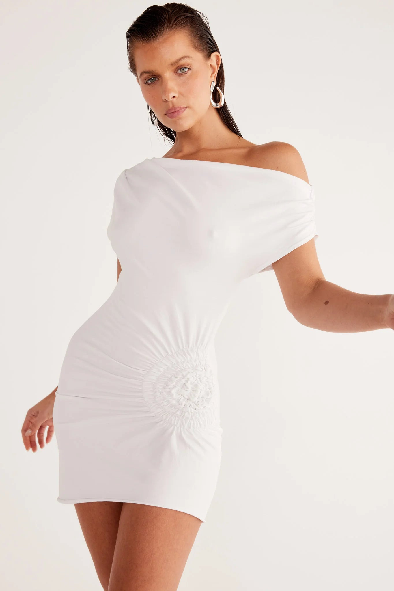 Olividae Mini Dress XS / White | S.L. Blake And Company