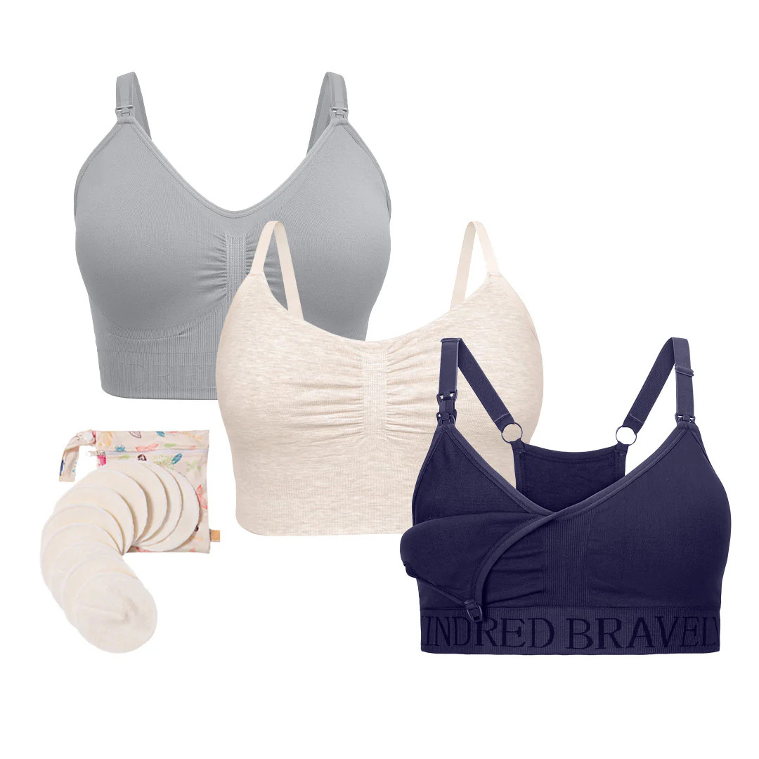 Mix-and-Match Nursing & Pumping Bra Bundle | Kindred Bravely