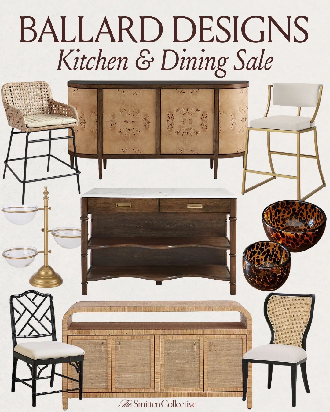 The Ballard Designs kitchen and dining sale is happening now! There are some great deals on tables, chairs, buffets, barstools and serving pieces! If you’re looking for a kitchen or dining room refresh, definitely check this out!