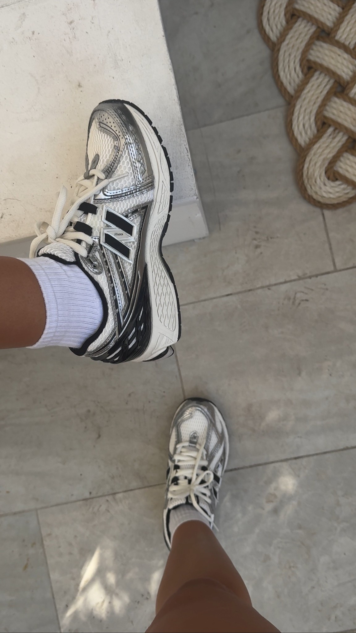 Shoes are linked! Go up half a size! 