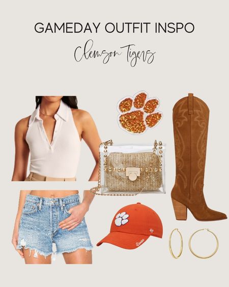 Clemson Football. Gameday Outfit. College Football Outfit. Game Day Attire. South Carolina Football. Tiger Football. Tailgate Outfit. 

#LTKU #LTKSeasonal #LTKunder50
