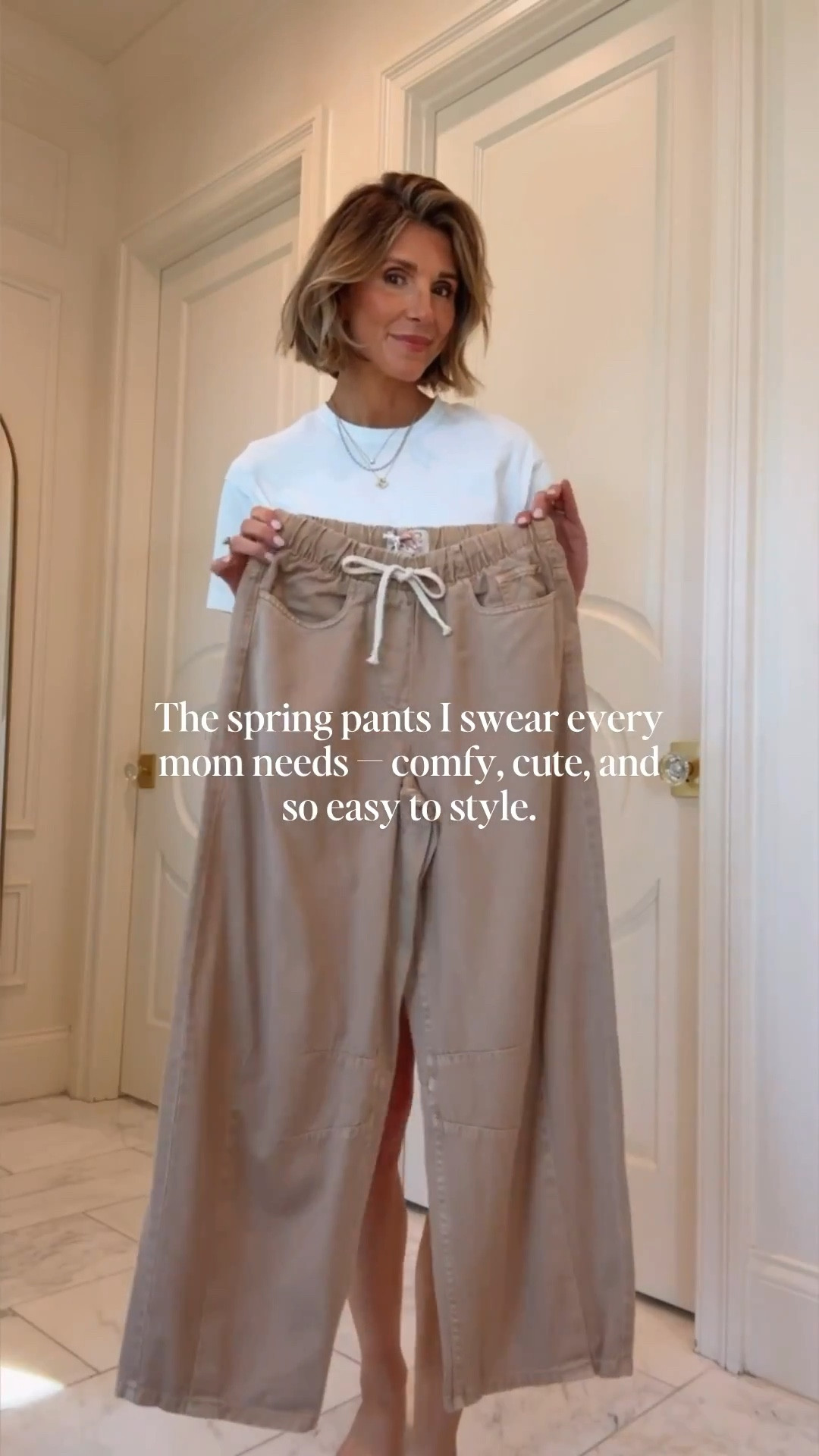 The spring pants I swear every mom needs 🌸
So comfortable, cute, and easy to style for everyday. I’m wearing a size XS and they fit true to size. New for spring and already going fast—these will sell out quickly!
@Shopbop 

#LTKootd