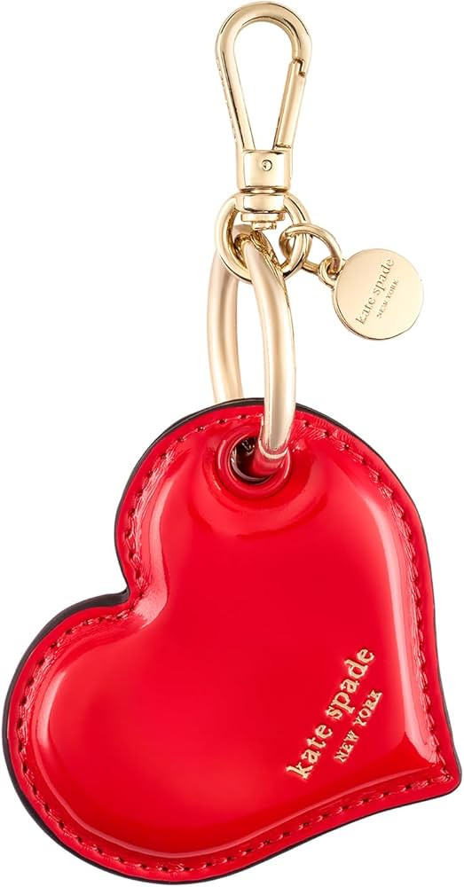 kate spade new york AirTag Charm Keychain - Heart-Shaped AirTag Holder with Luxe Gold Ring Clip f... | Amazon (US)