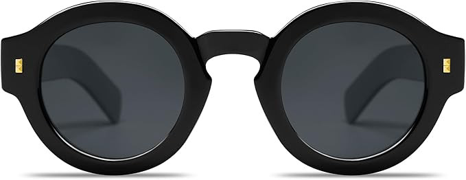 VANLINKER Vintage Round Polarized Sunglasses for Women Men Trendy Shades Retro Circle Sun Glasses... | Amazon (US)