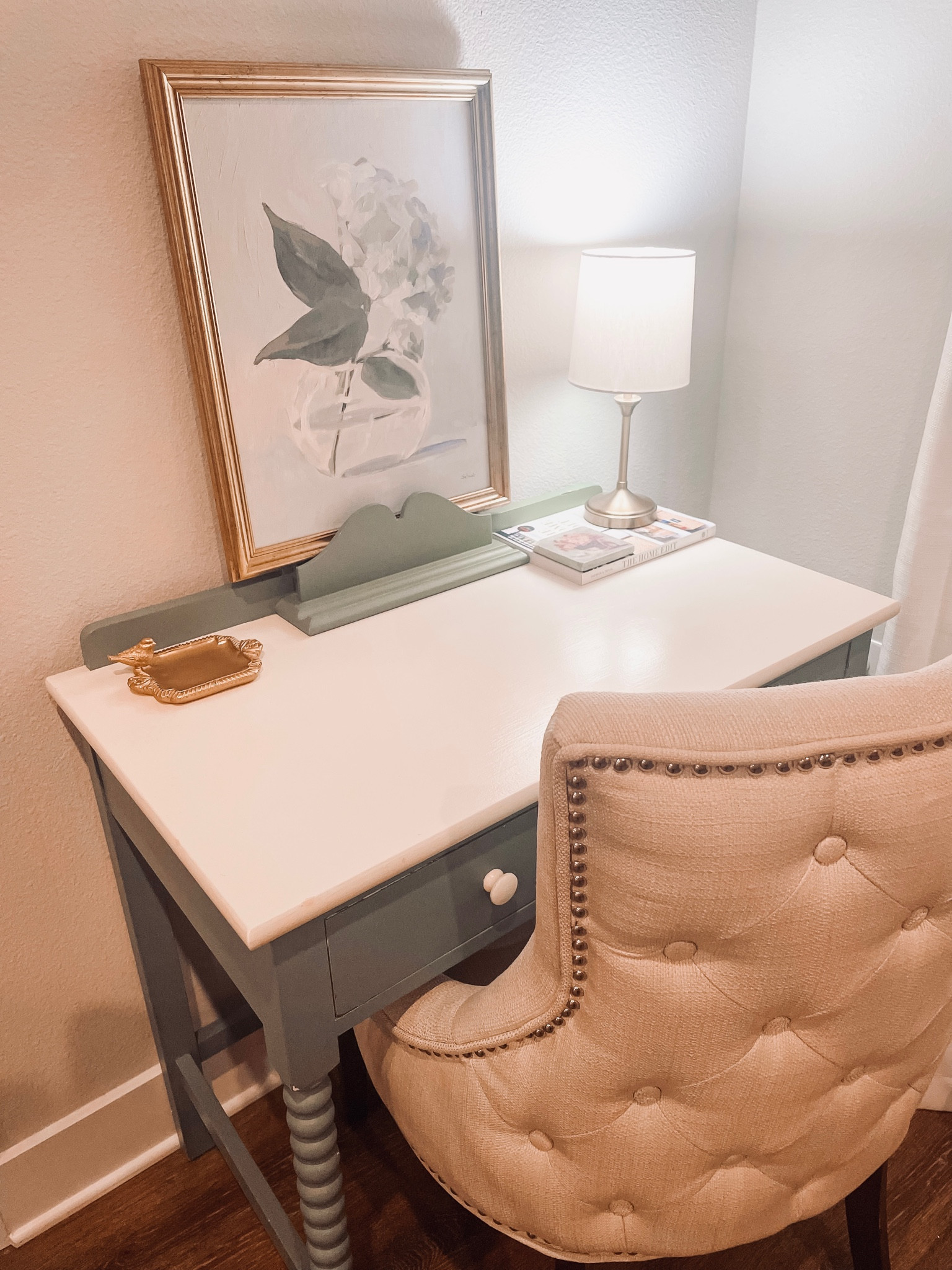 Gold framed wall art, secretary desks, gold trays, desk lamps, Target, vintage style home decor 

#LTKsalealert #LTKworkwear #LTKhome