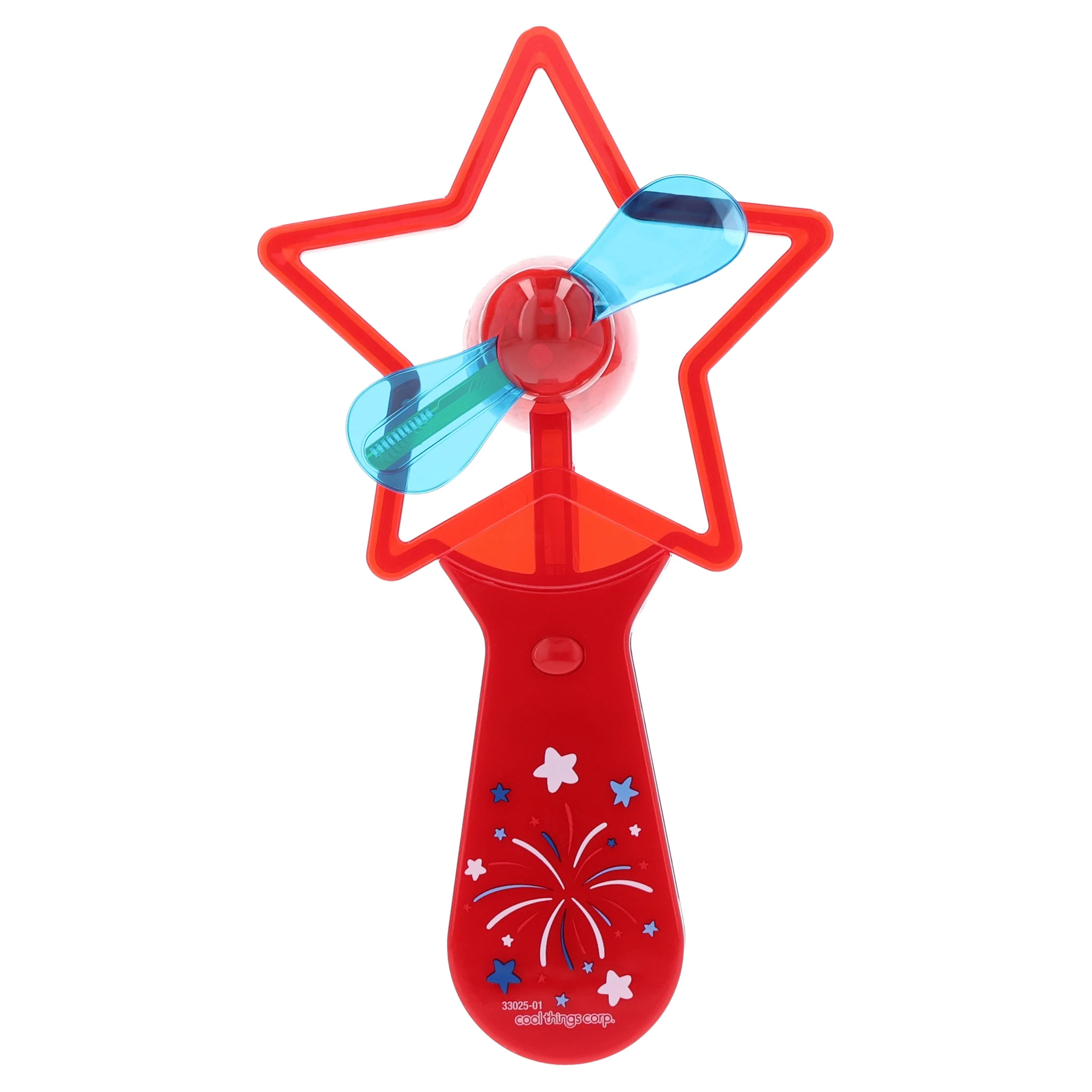Red Light up Message Fan Plastic Patriotic Holiday Way to Celebrate Novelty Toy for Children | Walmart (US)