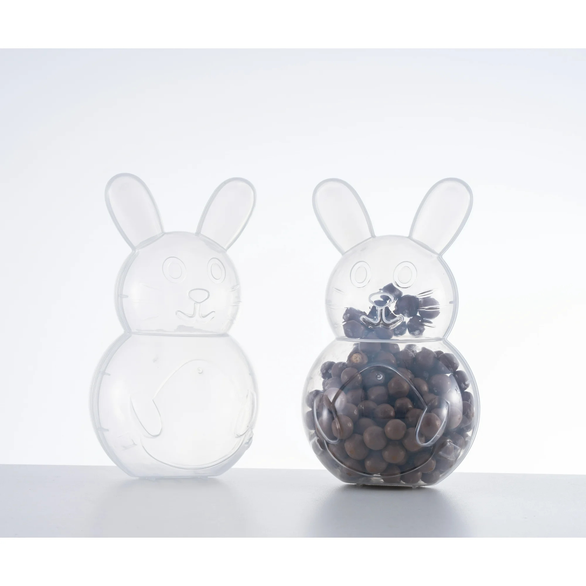 Plastic Bunny Container, Clear, 10.25", Easter by Way To Celebrate | Walmart (US)