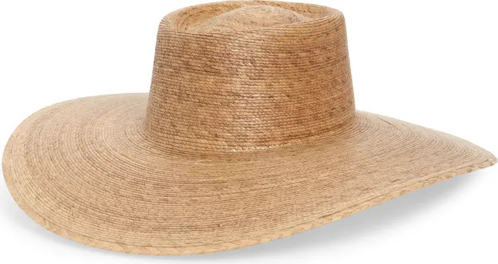 Palma Wide Brim Straw Boater Hat | Nordstrom
