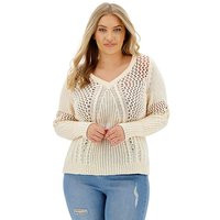 Junarose Asika Knit Pullover | Simply Be (UK)