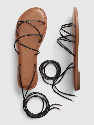 Strappy Lace-Up Sandals | Gap (US)