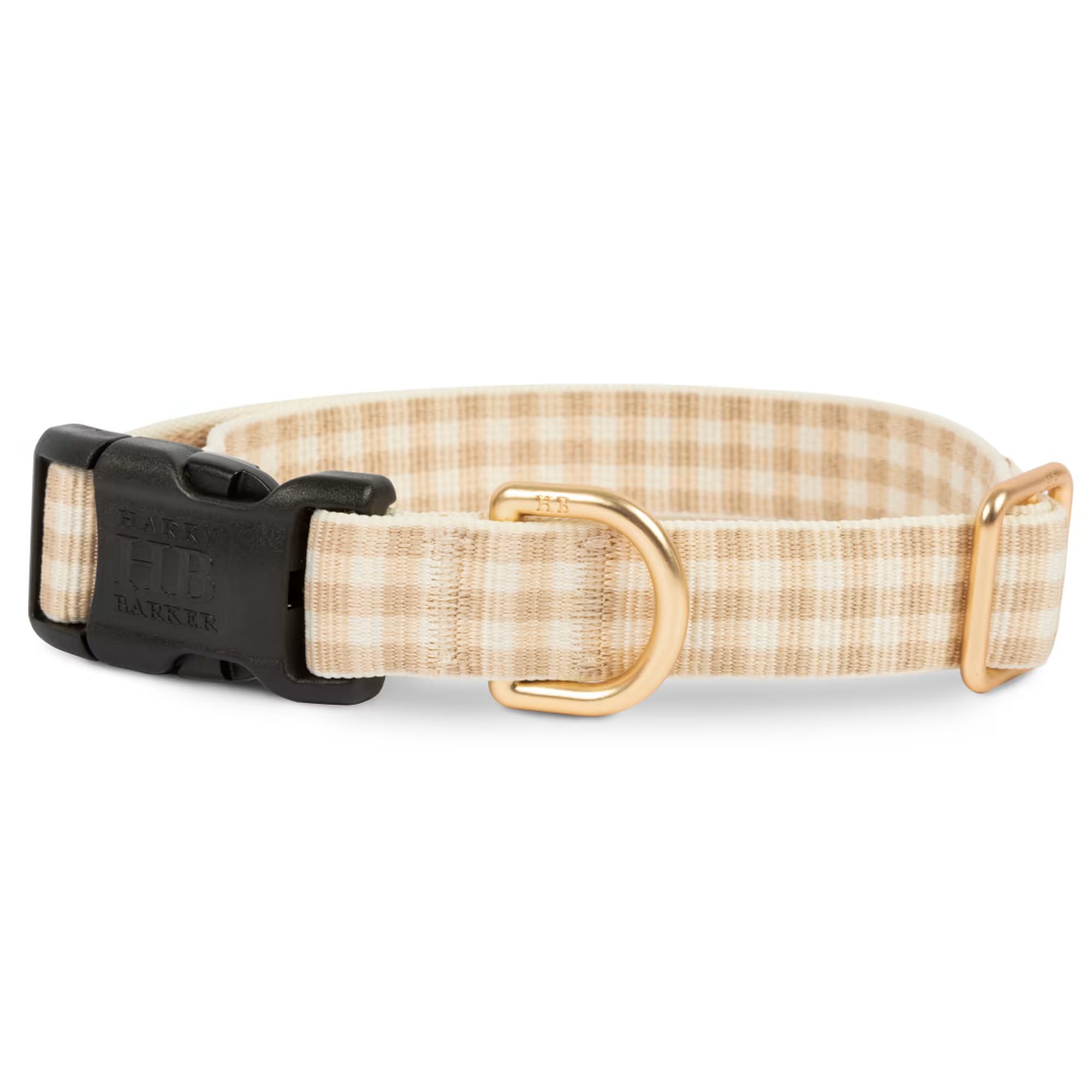 Harry Barker Farmhouse Check Dog Collar, Large | Petco