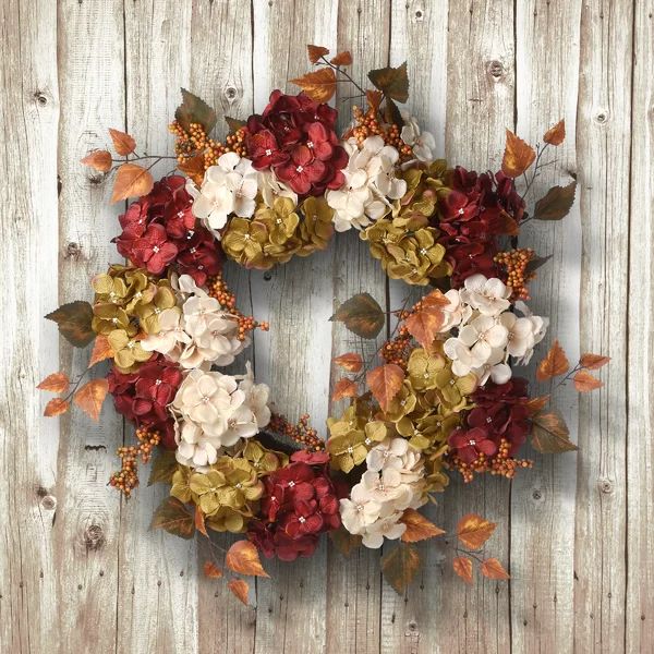 Autumn Harvest 24" Polyester Wreath | Wayfair North America