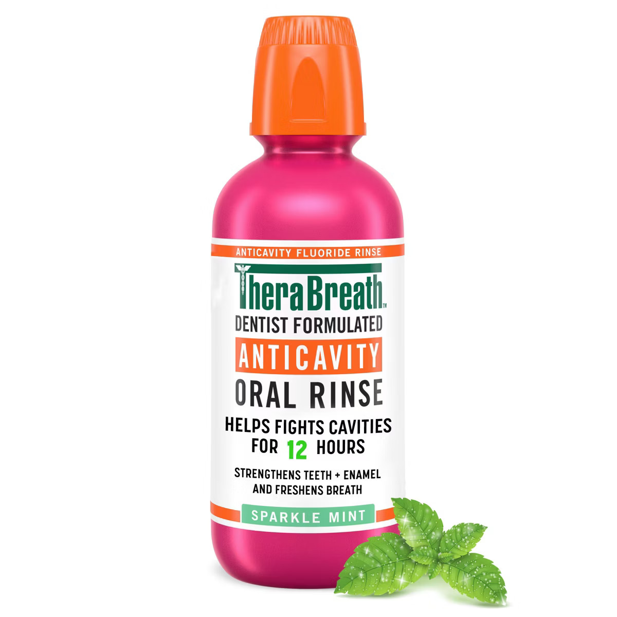 TheraBreath Anticavity Fluoride Mouthwash - Sparkle Mint | Target