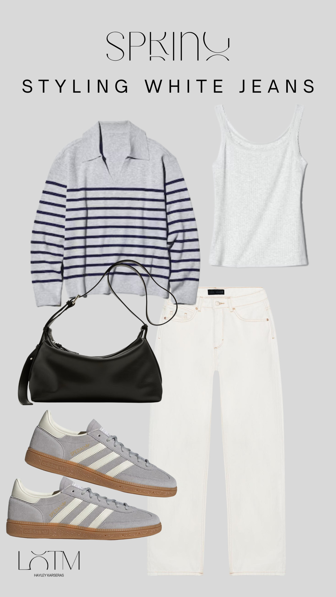 A simple styling idea for white jeans!  

 #LTKspring #LTKeurope #LTKstyletip