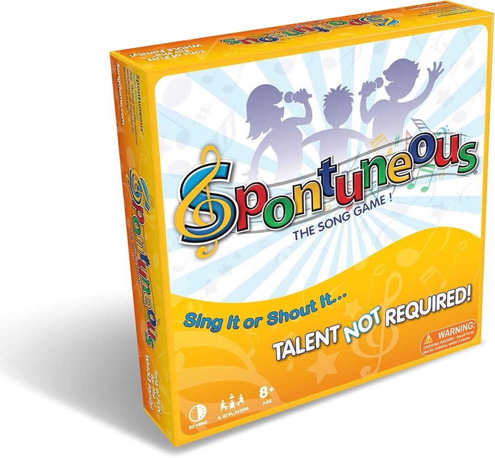 Spontuneous - The Song Game - Sing It or Shout It - Talent NOT Required - Family Party Board Game... | Amazon (US)