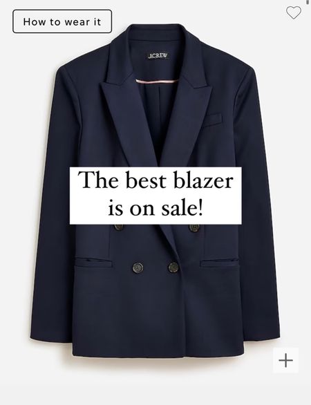 J.crew double breasted relaxed blazer is on sale in petites and regular. I sized up to a petite 2. Best relaxed blazer I’ve found!!! 

Blazer, work outfits, petite style, spring outfits 

#LTKworkwear #LTKsalealert #LTKSeasonal