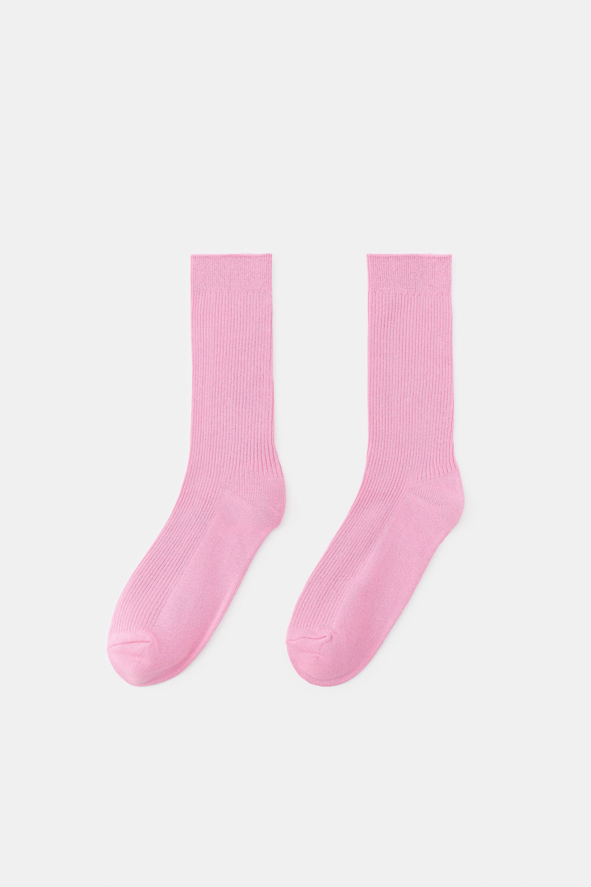 BASIC MICRO RIB SOCKS | Zara US