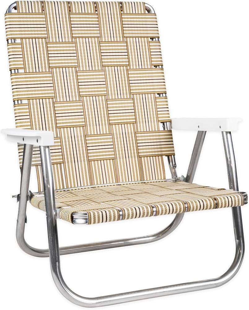 Lawn Chair USA Folding Aluminum Outdoor Patio Lawn Chair | Heavy-Duty Webbed Chairs for Camping, ... | Amazon (US)