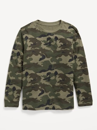 Printed Softest Long-Sleeve T-Shirt for Boys | Old Navy | Old Navy (US)