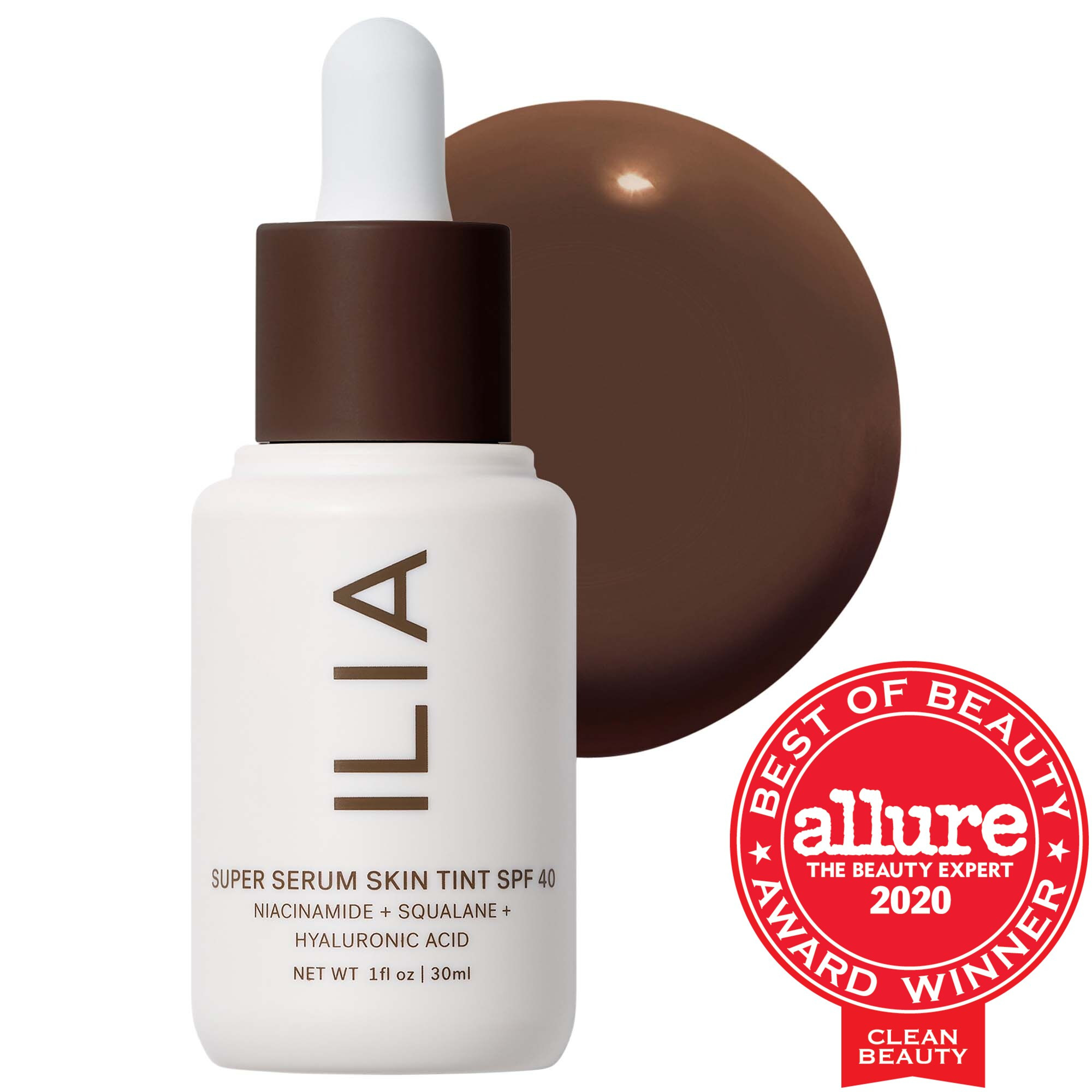 ILIA Super Serum Skin Tint SPF 40 Foundation Lovina ST19 1 oz/ 30 mL | Sephora (US)