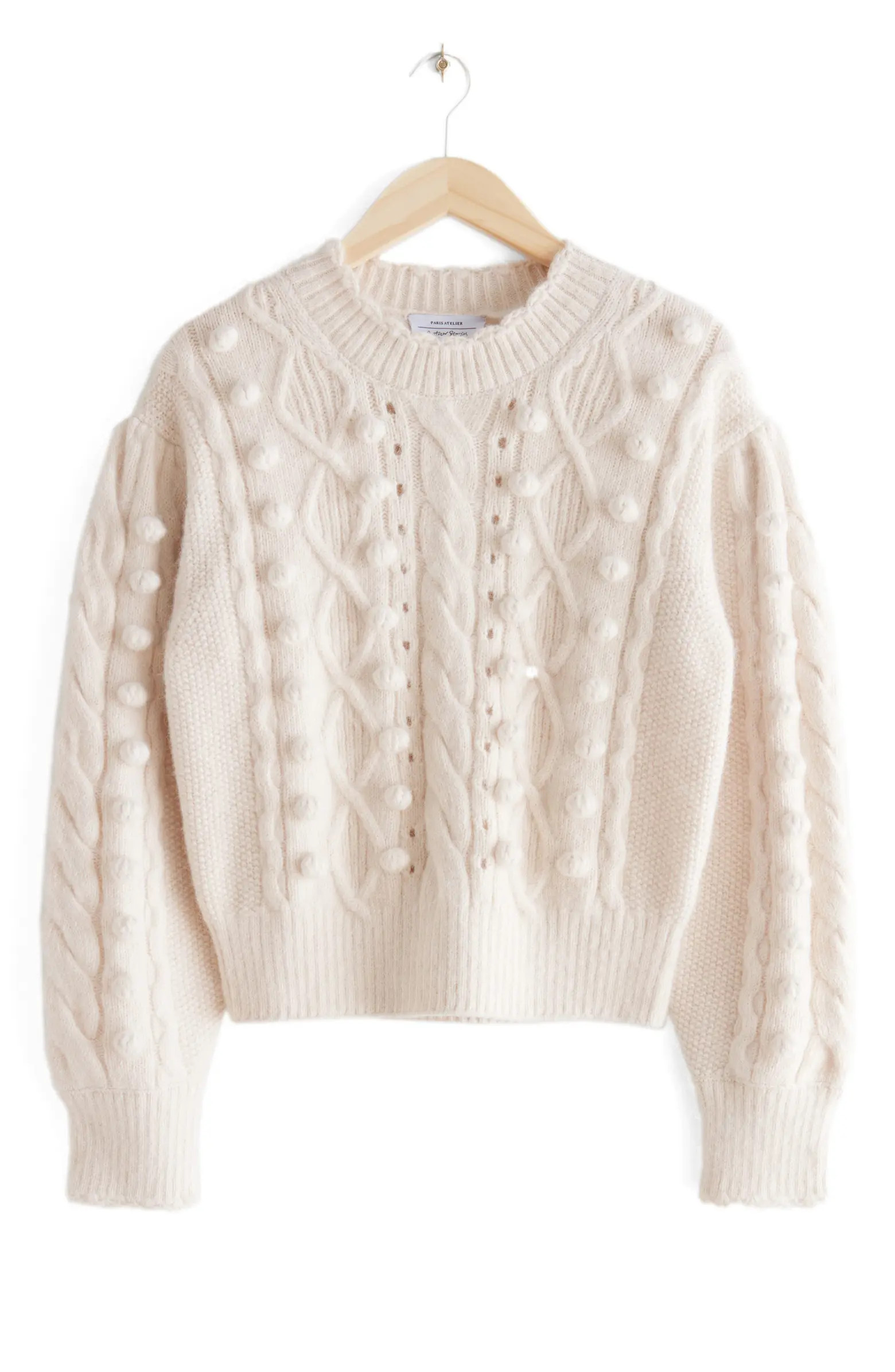 & Other Stories Lorraine Pompom Wool Blend Sweater | Nordstrom | Nordstrom
