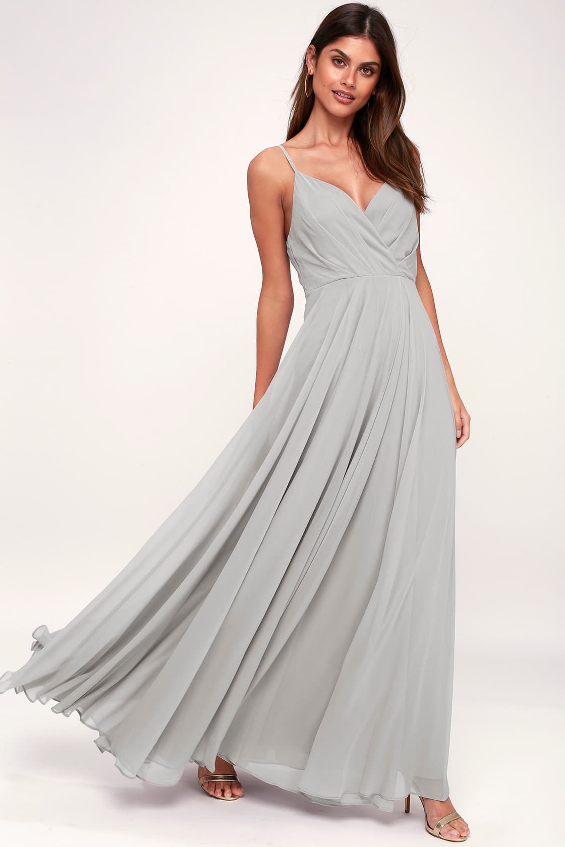 gray dress for wedding party