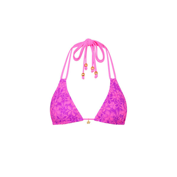 Halter Bralette Bikini Top - Bubble Berry | Kulani Kinis US