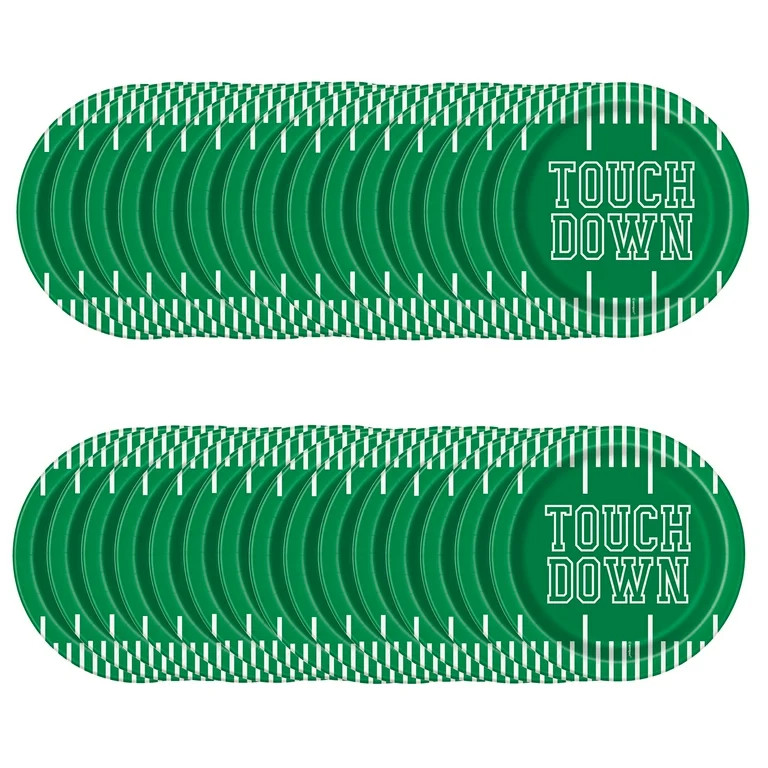 Football 7" Party Plates, 30ct | Walmart (US)